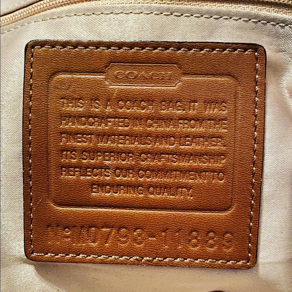 Authentic Coach Handbag - Picture 4 of 9